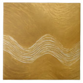 Goud Wit Art Deco Trendy Collectie Tegeltje (Voorkant)