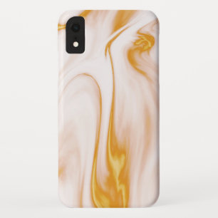 Goud wit en roze marmer iPhone XR hoesje