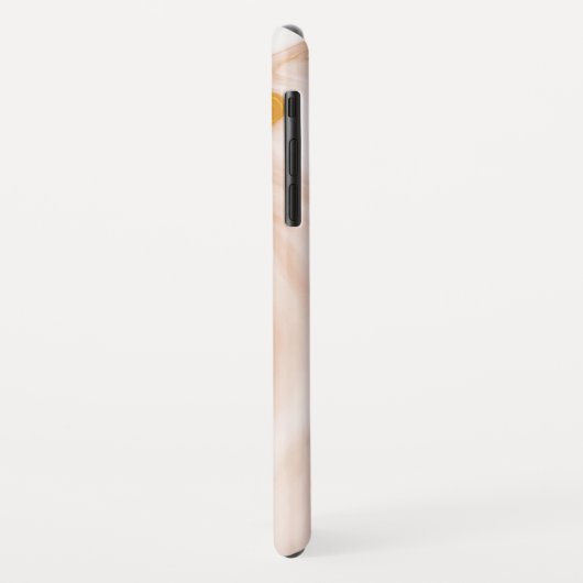 Goud wit en roze marmer Case-Mate iPhone case (Achterkant/links)