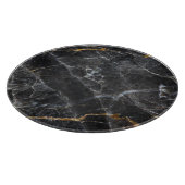 Goud Wit Marmeren Textuur Ontwerp Snijplank (Hoek)