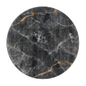 Goud Wit Marmeren Textuur Ontwerp Snijplank (Voorkant)