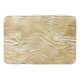 Goud Wit Ombre Zebra Badmat