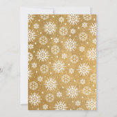 Goud Wit Rustiek Hout Foto Kerstmis (Achterkant)