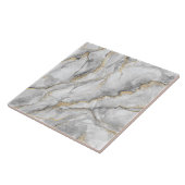 Goud Wit Zilver Marmer Tegeltje (Zijkant)