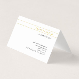 Goud & Witte Advocaat Juridisch Beroep Visitekaartjes