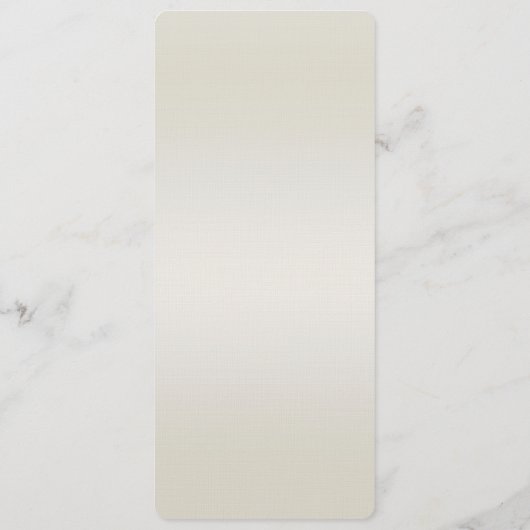 Goud Witte Parels Menu (Achterkant)