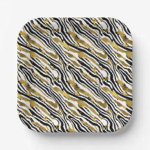 Goud Zebra Patroon