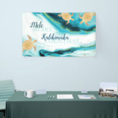 Goud Zee | Mele Kalikimaka | Kerstmis Spandoek (Beurs)