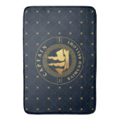 Goud Zeilschip Badmat (Voorkant Verticaal)