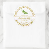  Goud Zelfgemaakte Jalapeno Jelly Label (Tas)