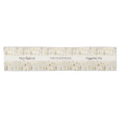 Goud Zilver Kerstbomen Tafelloper (Horizontaal)