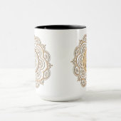 Goud & Zilver Mandala Mok (Midden)