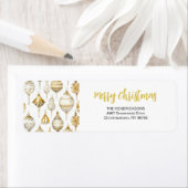 Goud Zilver  Ornamenten Kerst Etiket (Insitu)