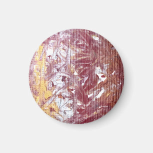 Goud, Zilver, Rood, Roze Goud, Marmer Kunstwerk Magneet