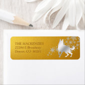 Goud Zilver Winter Duitse Herdershond1 Etiket (Insitu)