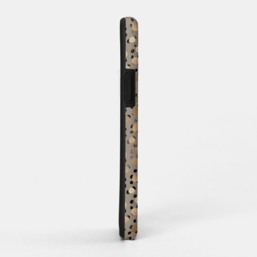 Goud Zwart Bruin Dierenprint Case-Mate iPhone Case (Achterkant/rechts)