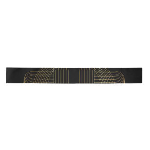 Goud, zwart, elegant, cool, unieke trendlijnkunst lint