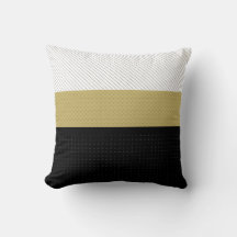 Goud, zwart en wit gestreept