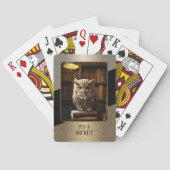 Goud Zwart Foto Geheim Speelkaarten (Achterkant)