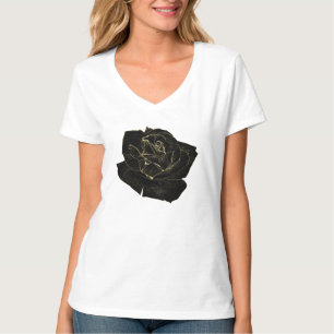 Goud Zwart Glam Roze Elegant Klasse Uniek Grafisch T-shirt