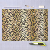 Goud Zwart Glitter Luipaard Tissuepapier (Craft)
