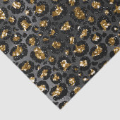 Goud Zwart Leopard Glitter Tissuepapier (Detail)