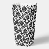  Goud Zwart & Wit Damast Bruiloft Bedankdoosjes (Achterkant)