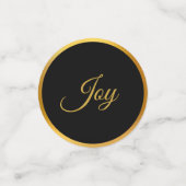 Goud Zwart Wit Tafel Confetti (Kleine voorkant)