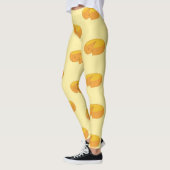 Gouda Cheese Rounds Dutch Foodie Gastronomy Leggings (Links)