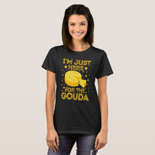 Gouda Cheese Smoked Queso Slices Shredded  1 T-shirt (Voorkant volledig)
