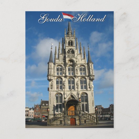 Gouda Holland Briefkaart (Voorkant)