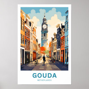 Gouda Nederland Reisprint Poster