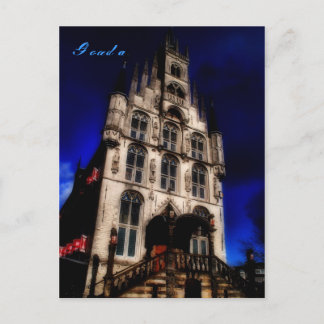 Gouda, voormalig stadhuis briefkaart
