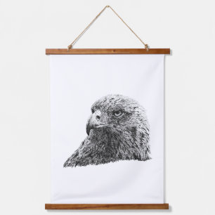 Goudadelaar Majestueuze Wilde Kunstprint Ontwerp Hangend Wandkleed