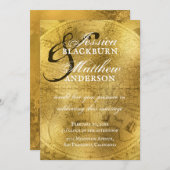 goudAntiek Oud Wereldkaart Weddenschap Kaart (Voorkant / Achterkant)