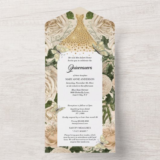 Goudappelmoes All In One Uitnodiging (Binnen)