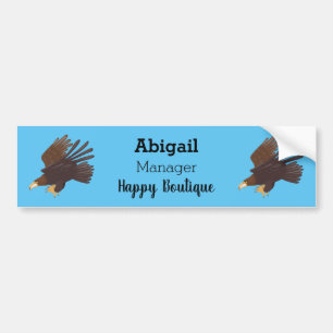 Goudarend grappige illustratie van cartoon bumpersticker