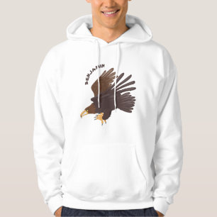 Goudarend grappige illustratie van cartoon hoodie