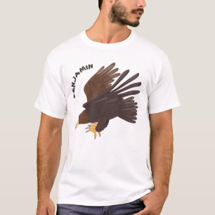 Goudarend grappige illustratie van cartoon t-shirt