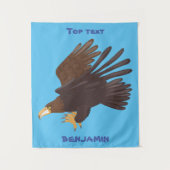 Goudarend grappige illustratie van cartoon wandkleed (Voorkant)