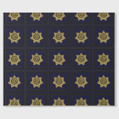 Goudbadge-panel, Gift Wrap voor de rechter Cadeaupapier (Vlak)