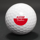 goudbal, gepersonaliseerd golfballen