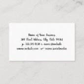 Goudballonnen en Confetti | Bokeh-achtergrond Visitekaartje (Achterkant)