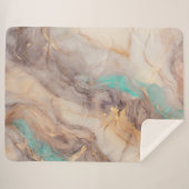 goudblaadje sherpa deken (Voorkant (horizontaal))