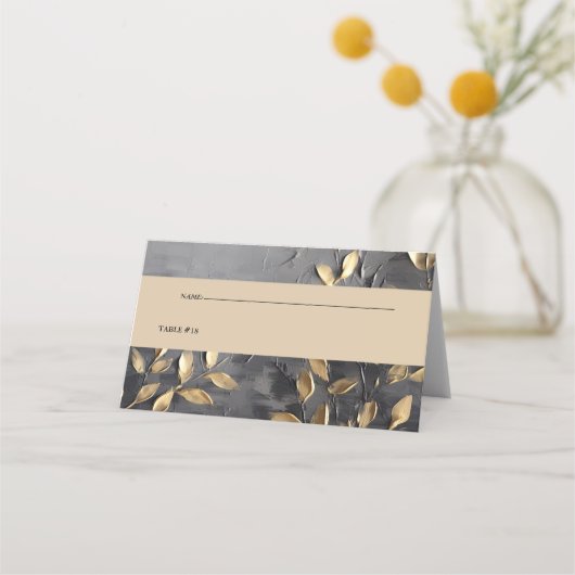 Goudblad Impasto Noir (Voorkant)