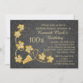 Goudbladeren op wijnstokken, grijze vocht 100e ver kaart (Voorkant)