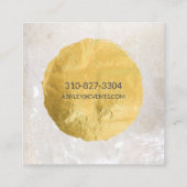  goudbladolie Visitekaartje (Achterkant)