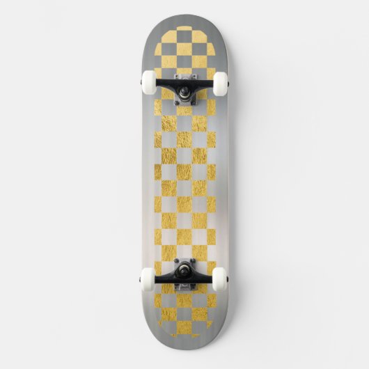 Goudbladsblaasscharnierschaar, van metaal skateboard (Voorkant)