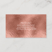 goudbladschijn | Metallic Visitekaartje (Achterkant)