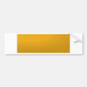 Goudblanco SJABLOON : Voeg tekst, afbeelding, vull Bumpersticker
